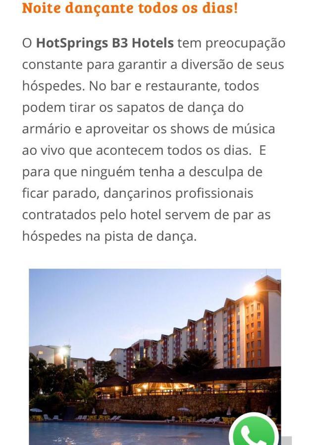 Hot Springs Hotel Caldas Novas-Flat Vip Exterior foto